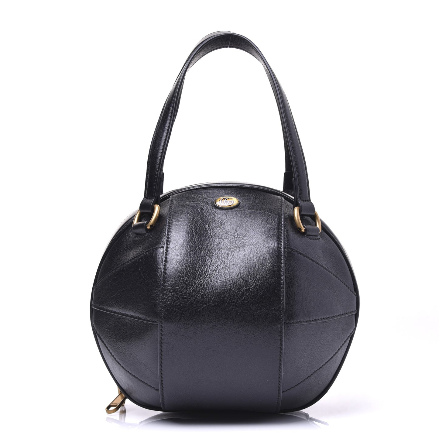 Piuma Lux Energy Tifosa Basketball Shaped Shoulder Bag Black
