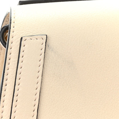 Chloe Calfskin Suede Small Nile Bracelet Bag Off White 11 of 14