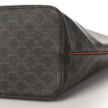 Celine Triomphe Canvas Medium Cabas Bag Tan 9 of 9