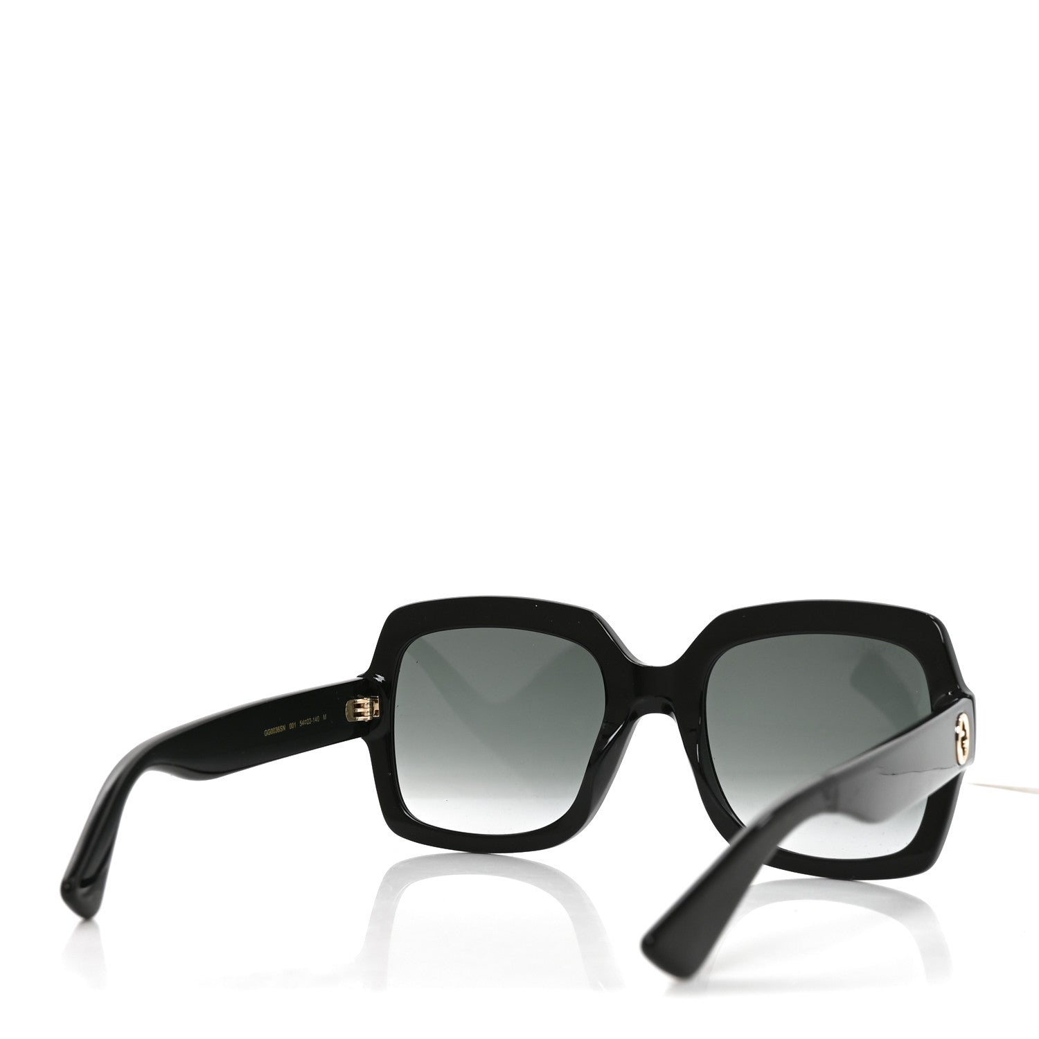 Gucci Acetate Square Frame Sunglasses GG0036S Black 4 of 7