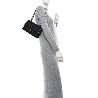 Chanel Lambskin Quilted Small Double Flap Black 2 of 11