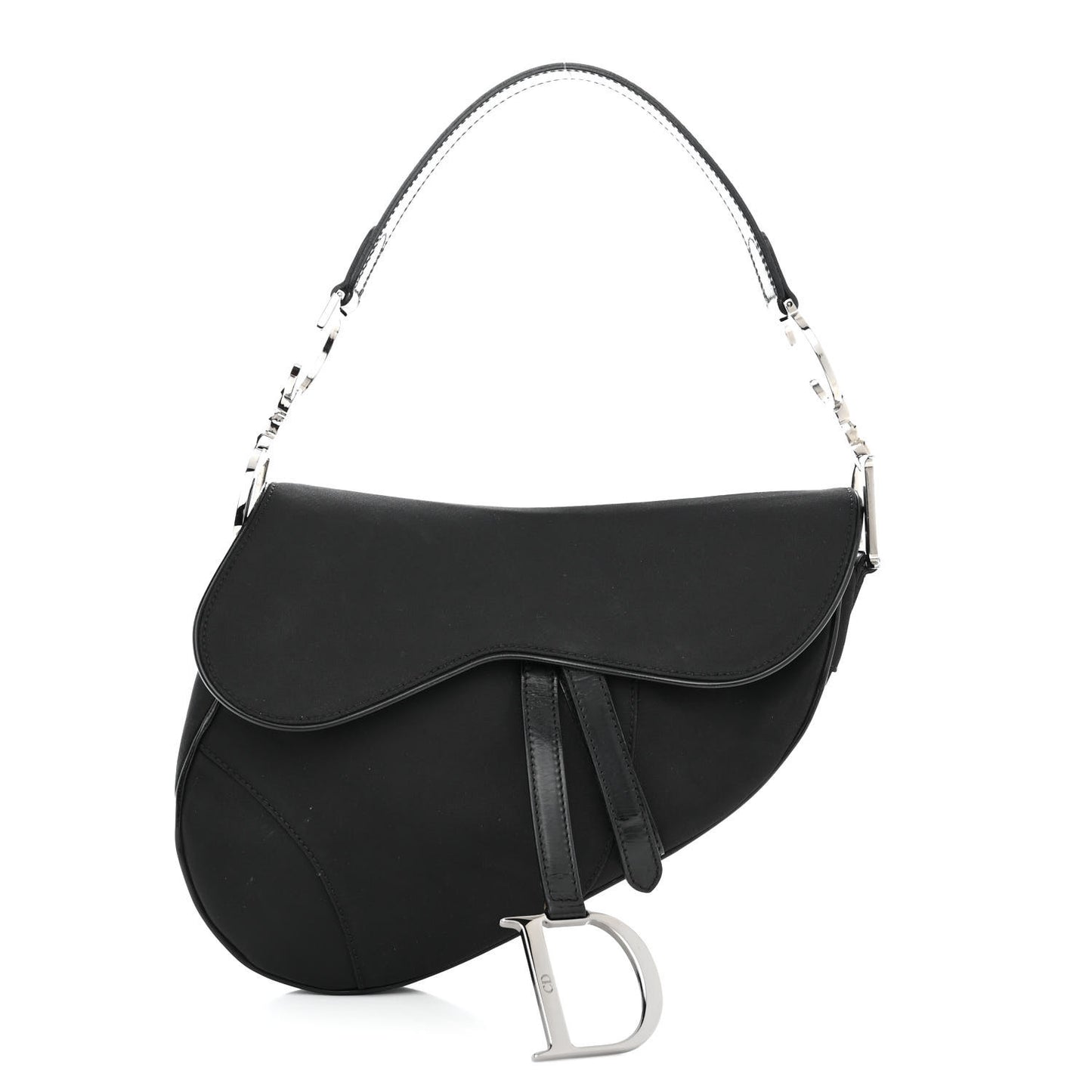 Nylon Saddle bag Black