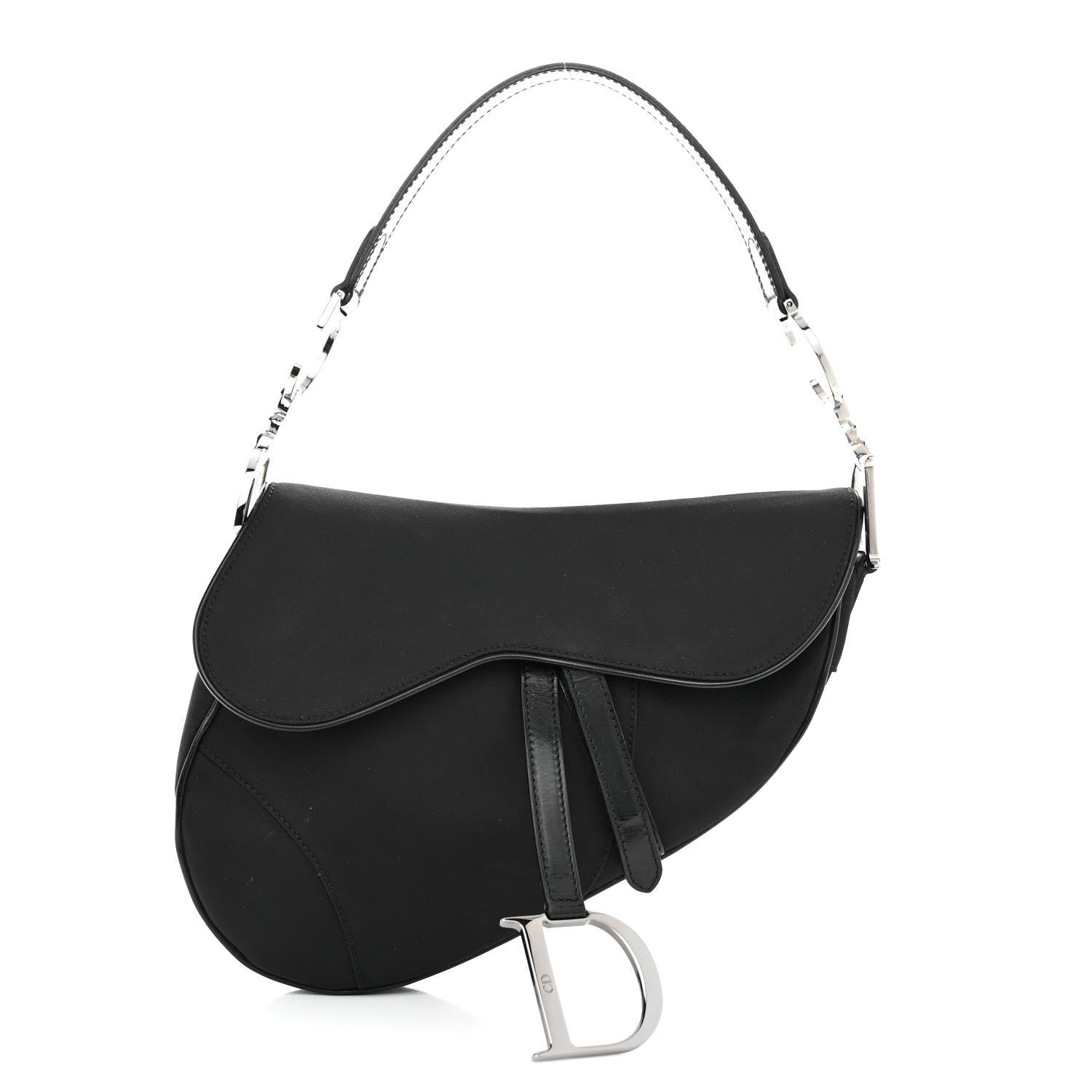 Christian Dior Nylon Saddle bag Black 1 of 10