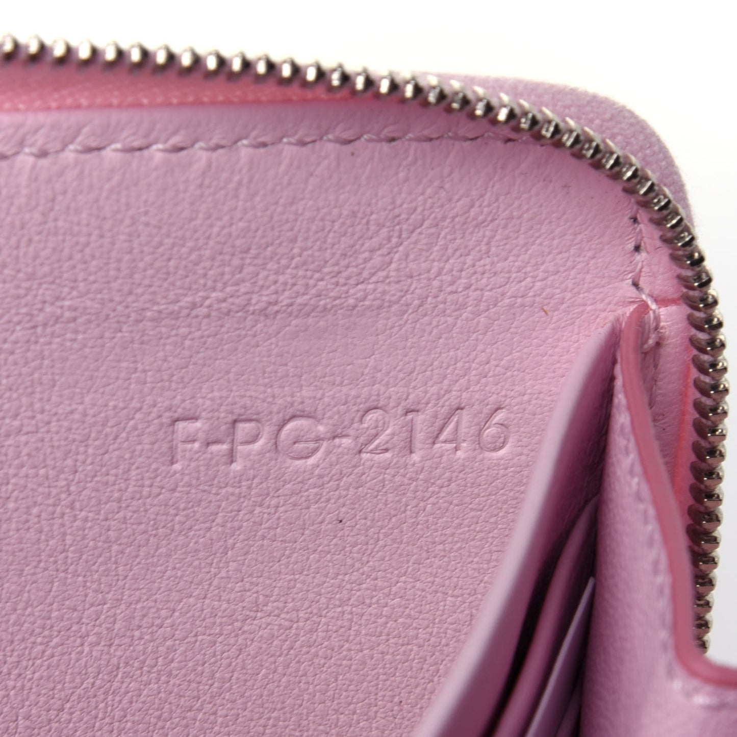 Lambskin Large Zip Around Multifunction Wallet Antique Rose Black