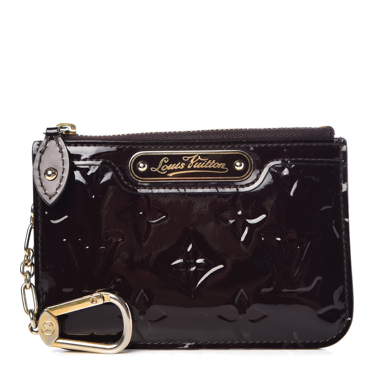 Louis Vuitton Vernis Key Pouch Amarante 1 of 12