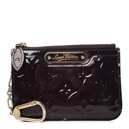 Louis Vuitton Vernis Key Pouch Amarante 1 of 12