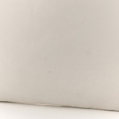 Marc Jacobs Grained Calfskin Wingman Shopping Tote White 12 of 15