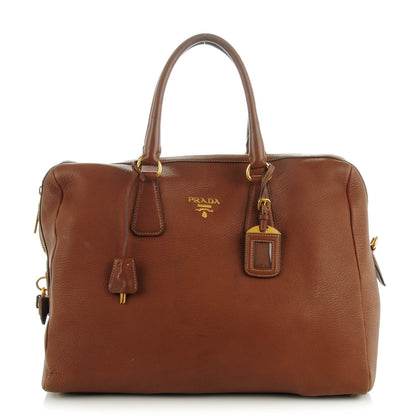 Prada Cervo Deerskin Bauletto Cammello 1 of 7