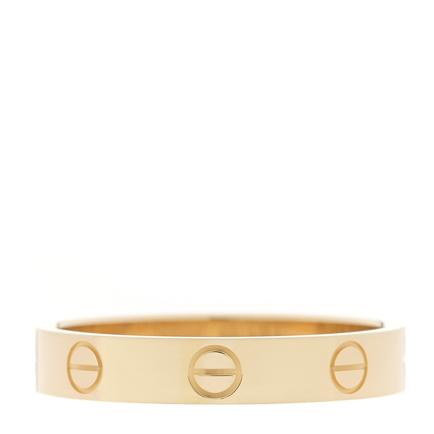 18K Yellow Gold 3.5mm LOVE Wedding Band Ring 57 8