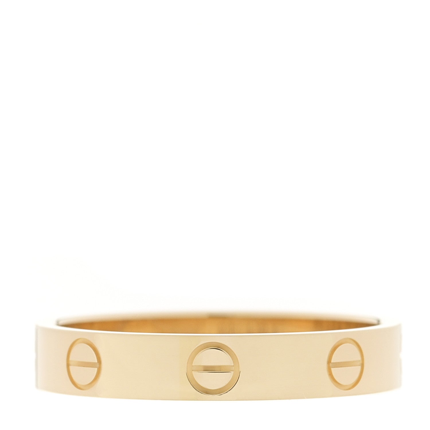 Cartier 18K Yellow Gold 3.5mm LOVE Wedding Band Ring 57 8 3 of 4