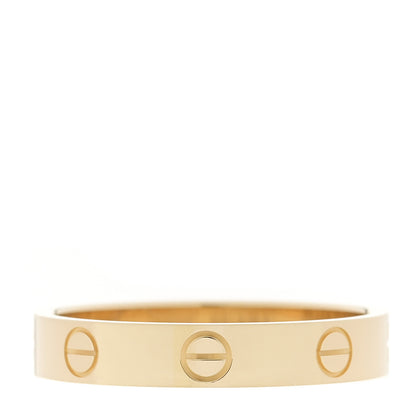 Cartier 18K Yellow Gold 3.5mm LOVE Wedding Band Ring 57 8 3 of 4