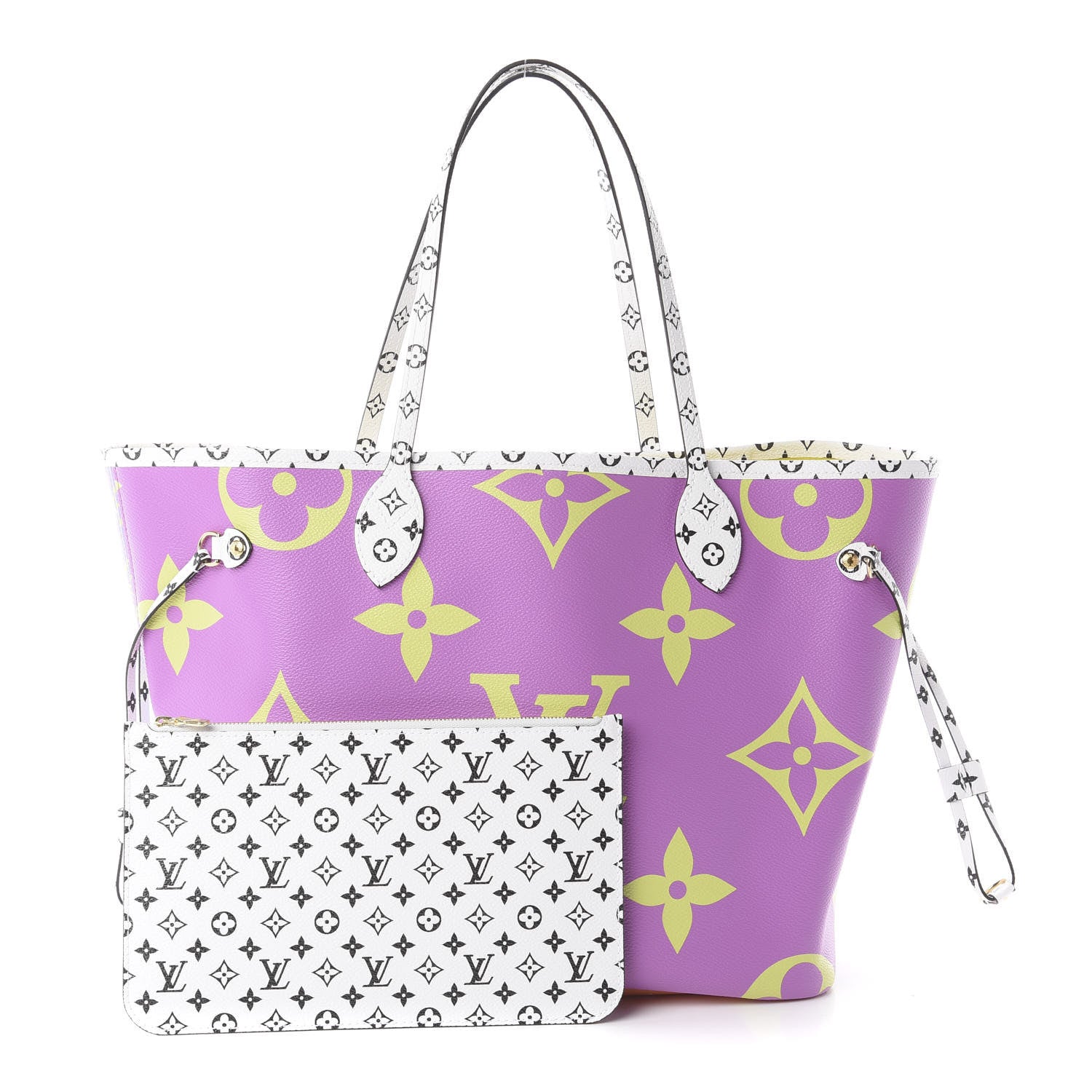 Louis Vuitton Monogram Giant Neverfull MM Pink Lilac 1 of 8