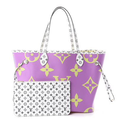 Louis Vuitton Monogram Giant Neverfull MM Pink Lilac 1 of 8