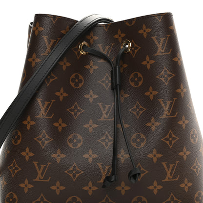 Louis Vuitton Monogram Neonoe MM Black 7 of 10