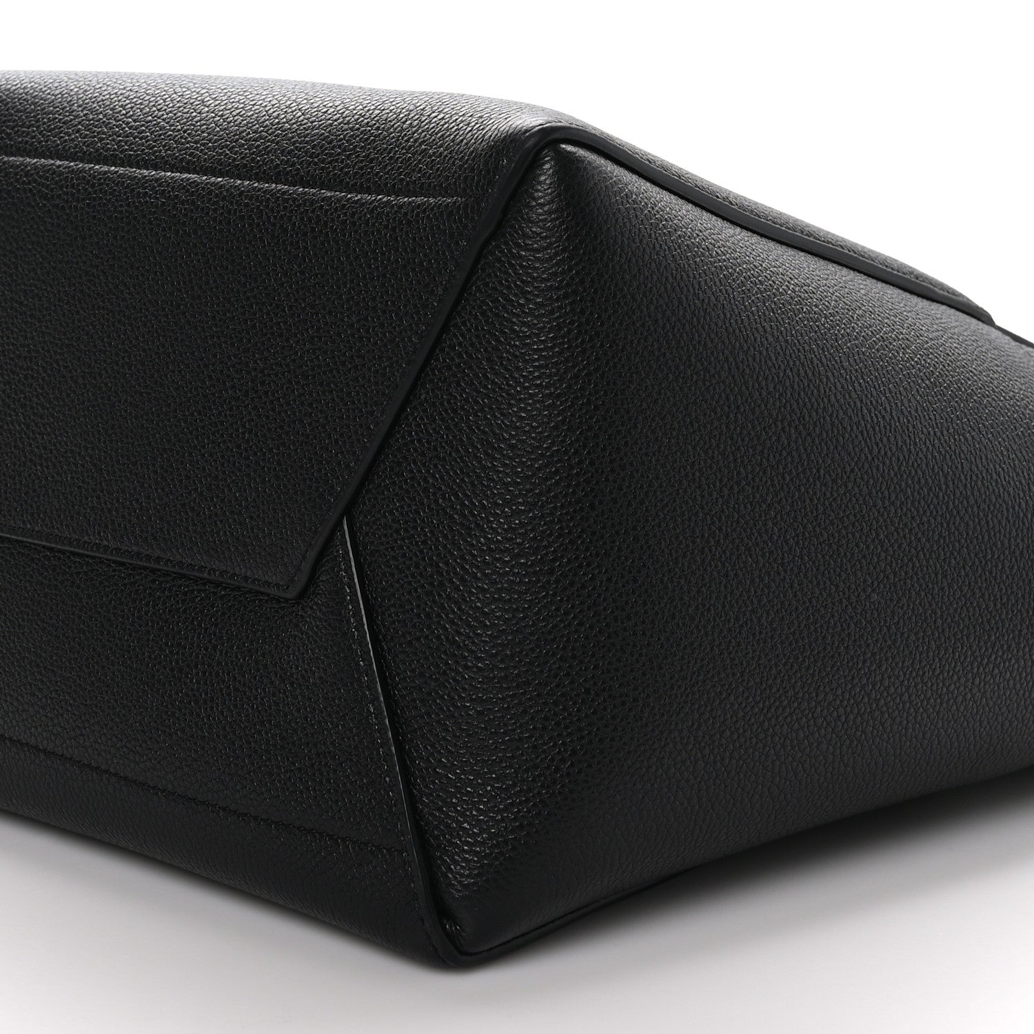 Celine Soft Grained Calfskin Sangle Bucket Bag Black 8 of 8