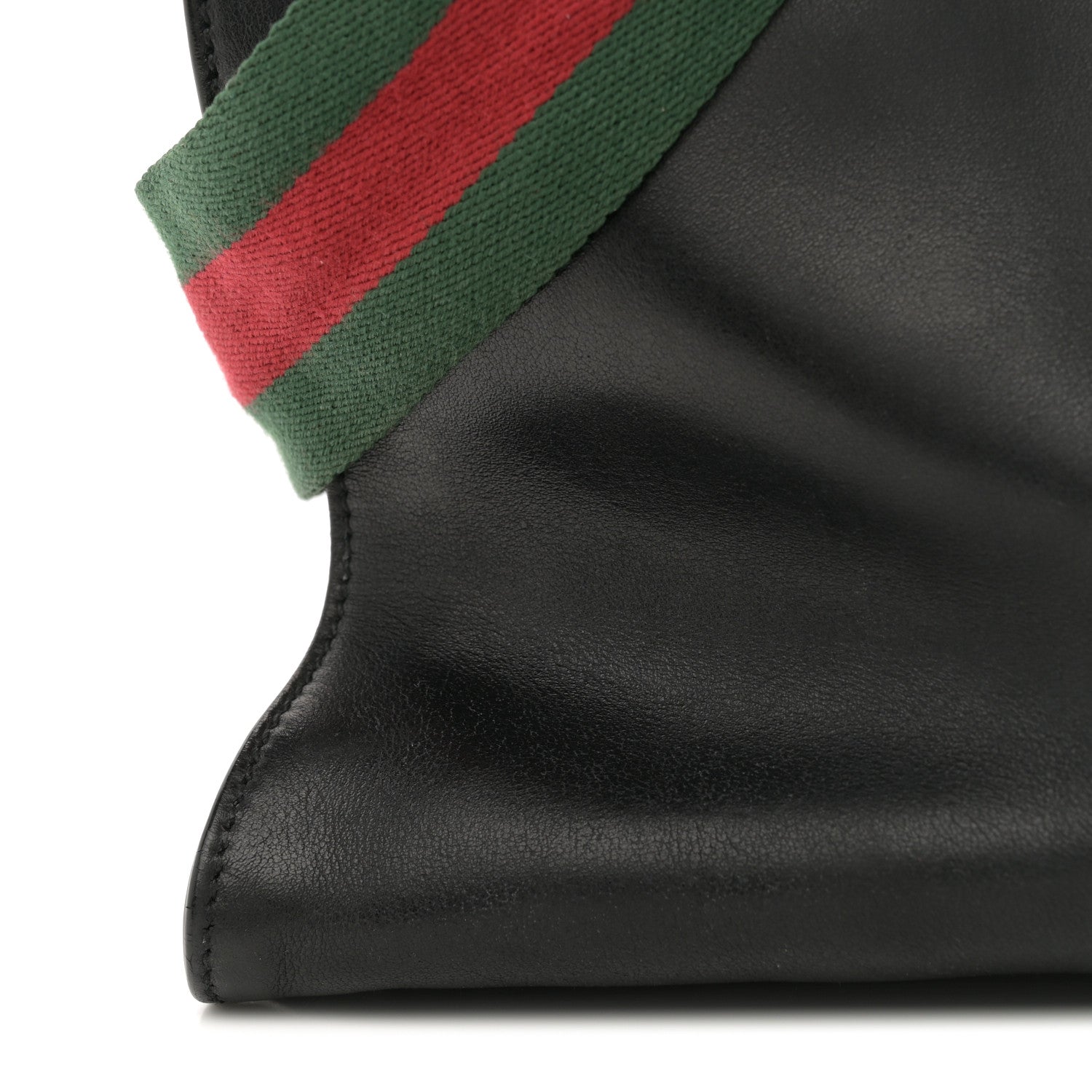 Gucci Calfskin Web Stripe Large Dionysus Tote Bag Black 15 of 16