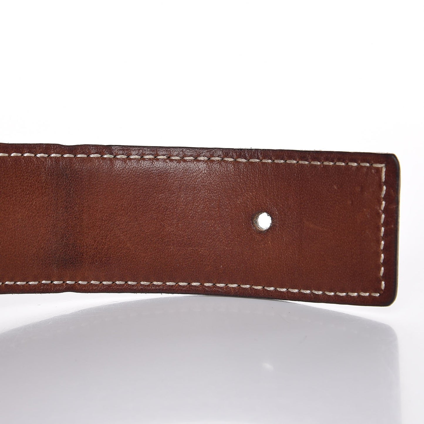 Box Barenia 32mm H Belt 95 Black Fauve