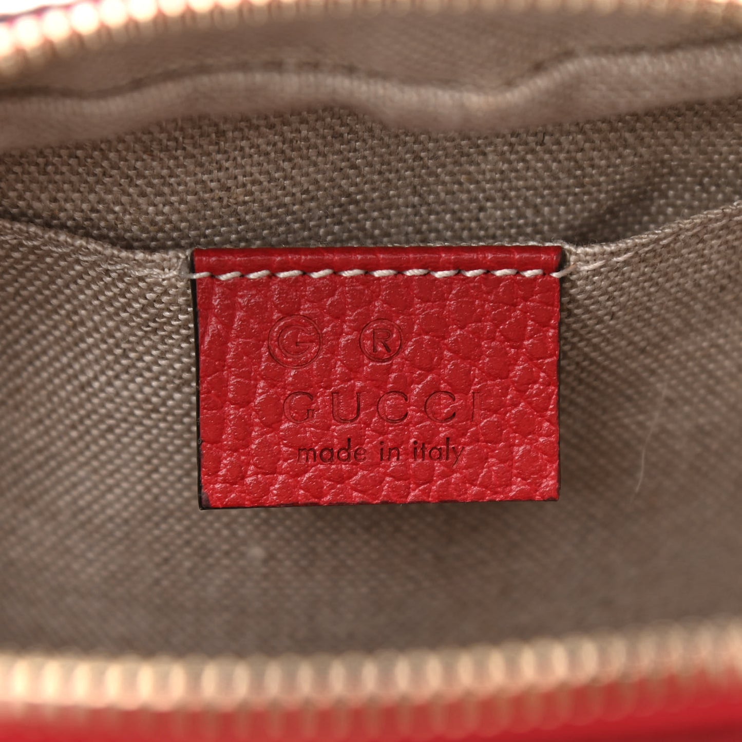 Monogram Mini Bree Messenger Bag Red