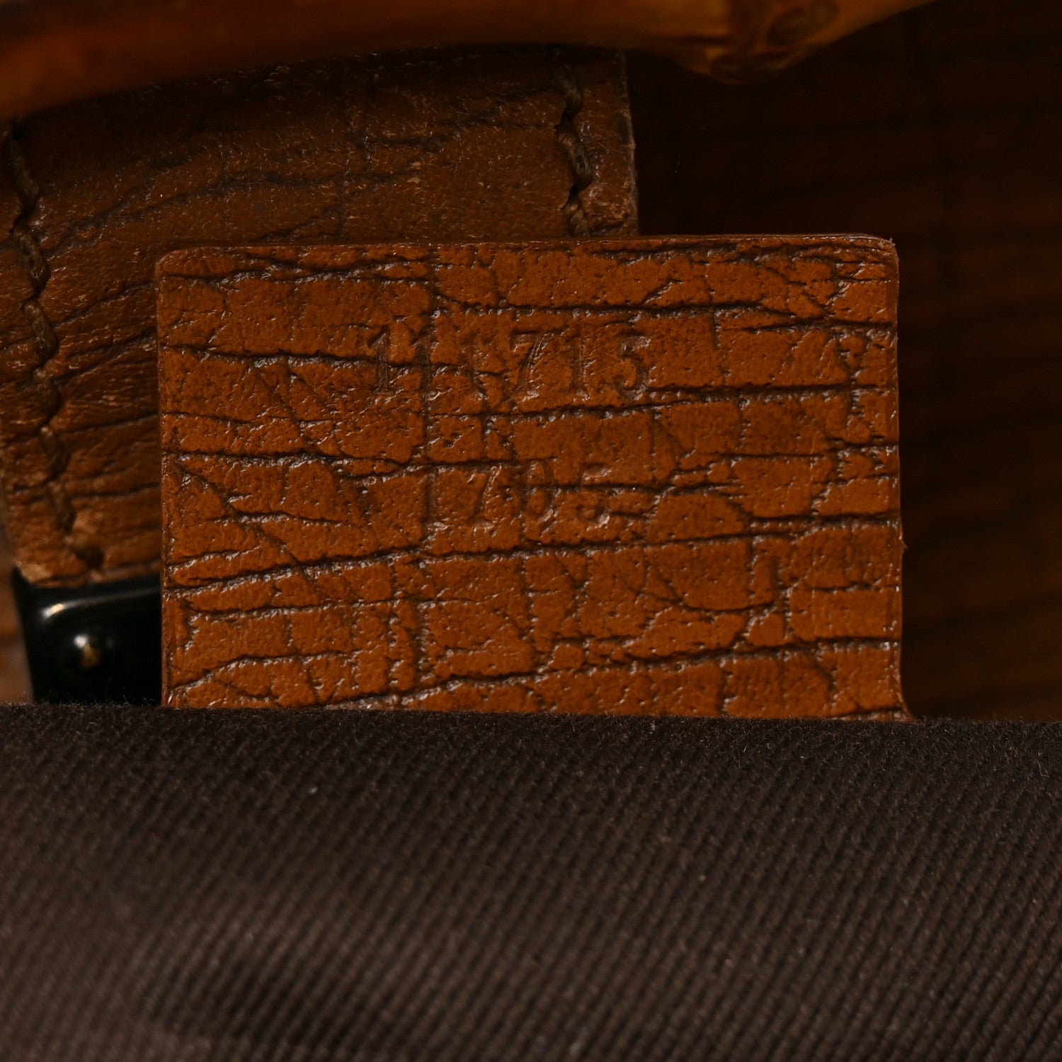Gucci Monogram Bamboo Bullet Handbag Brown 7 of 10
