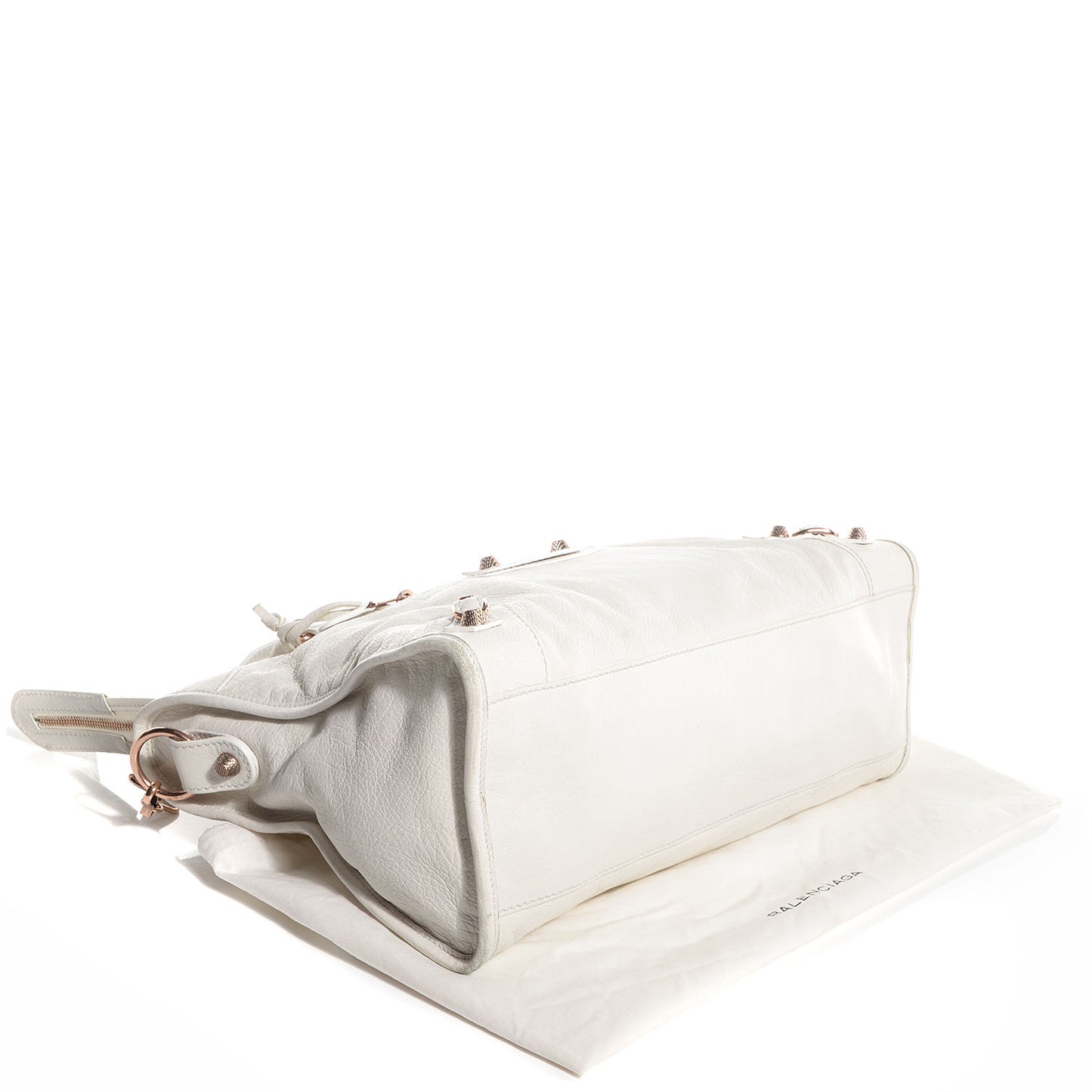 Agneau Giant 12 Rose Gold Hardware City White