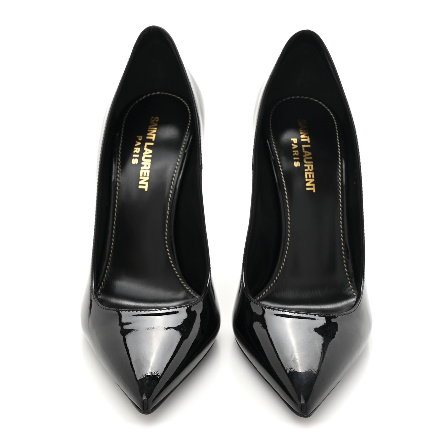 Patent Calfskin Opyum 110 Pumps 37.5 Black