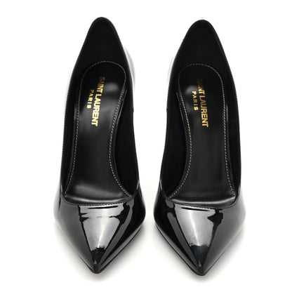 Saint Laurent Patent Calfskin Opyum 110 Pumps 37.5 Black 3 of 11