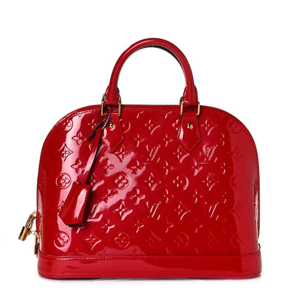 Louis Vuitton Vernis Alma PM Cherry 1 of 9