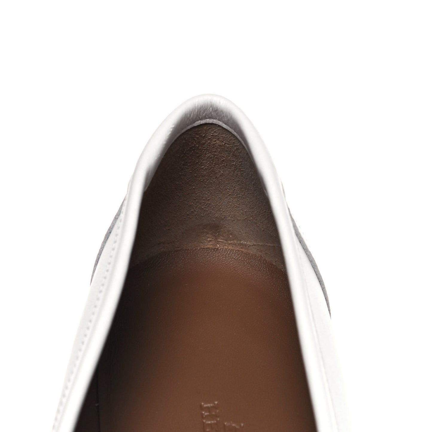 Calfskin Womens Royal Loafers 40 White