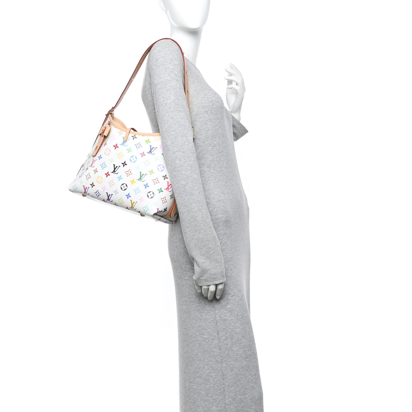 LV X TM Monogram Multicolor CarryAll PM White