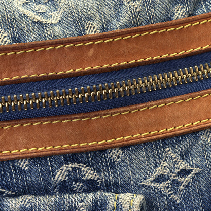 Louis Vuitton Monogram Denim Baggy PM Blue 6 of 10