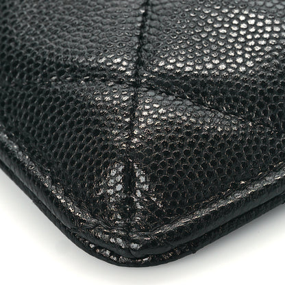 Chanel Caviar Quilted Classic iPhone Pouch Black 7 of 8