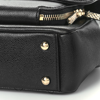 Chanel Caviar Quilted Medium Business Affinity Flap Black 9 of 10