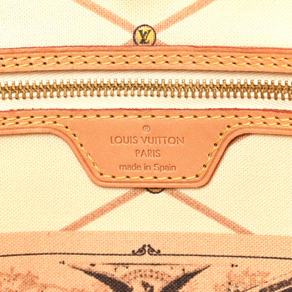 Louis Vuitton Damier Azur Summer Trunks Neo Neverfull MM 7 of 10