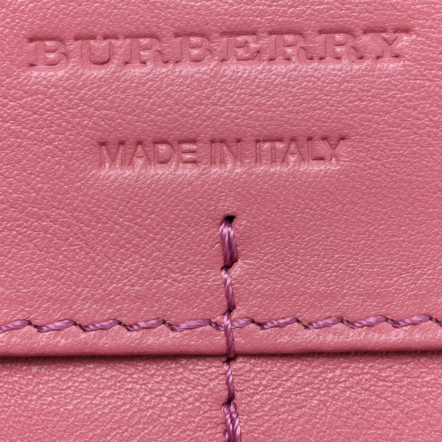 Burberry Calfskin Horseferry Check Porter Continental Wallet Mauve Pink 6 of 8