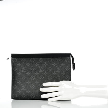 Louis Vuitton Monogram Eclipse Pochette Voyage MM 2 of 8