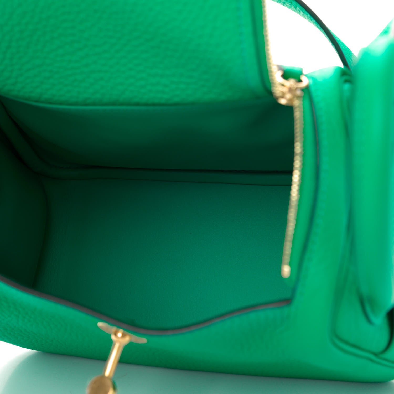 Hermes Taurillon Clemence Mini Lindy 20 Menthe 4 of 4