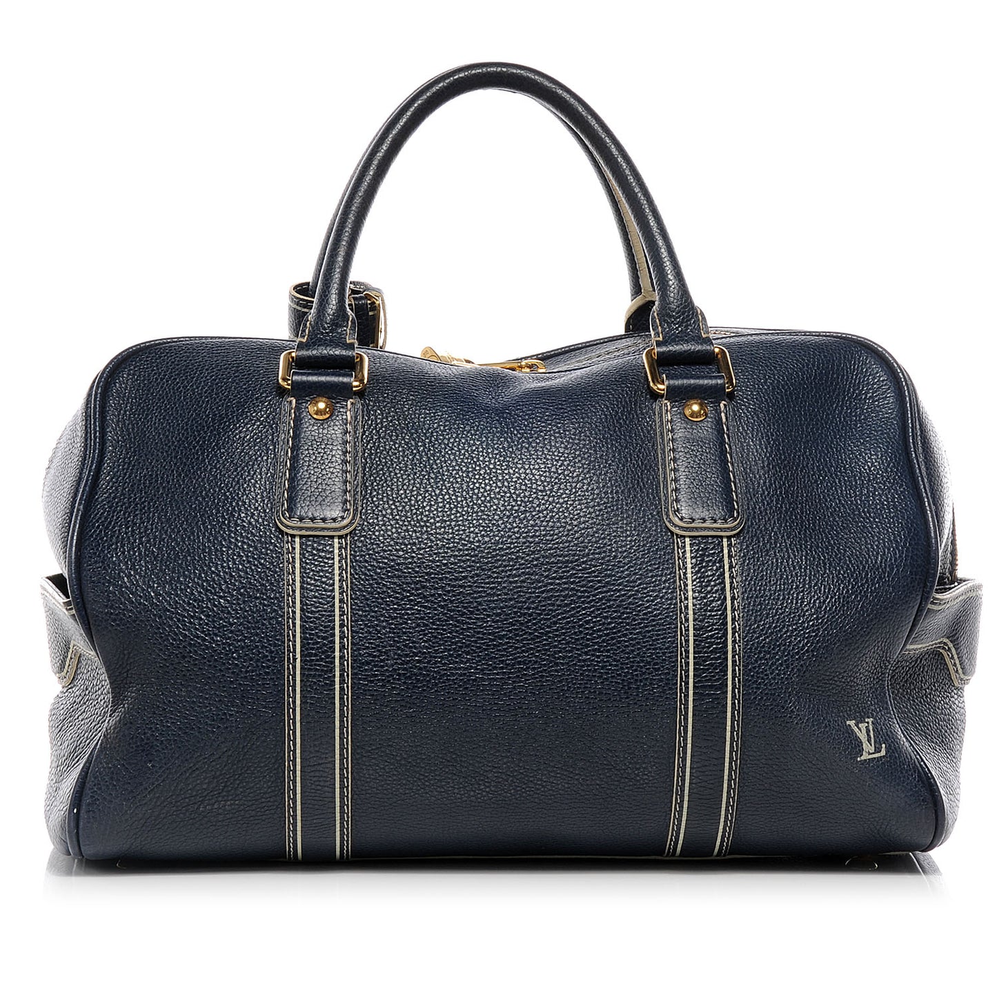 Tobago Leather Carryall Blue