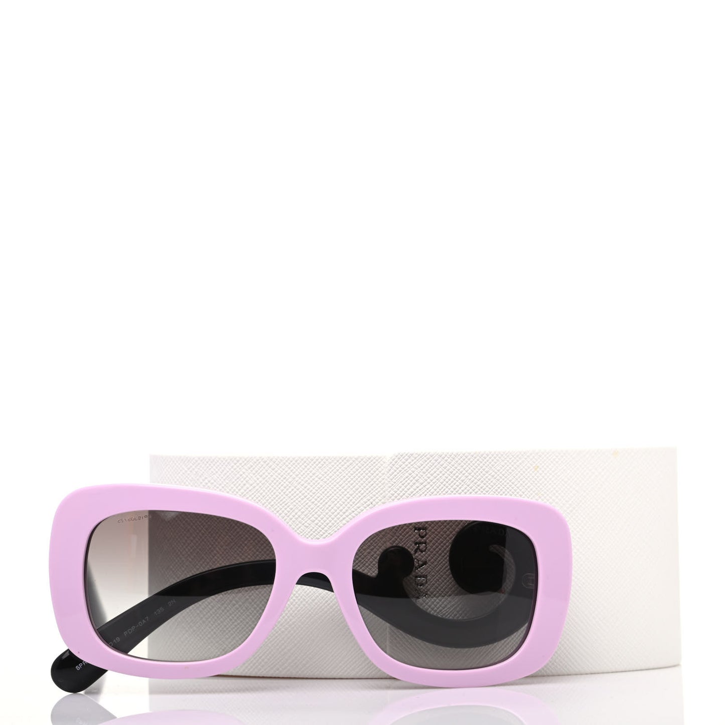 Acetate Baroque Sunglasses SPR 27O Purple Black