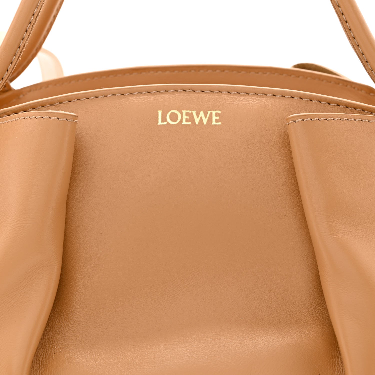 Loewe Shiny Nappa Calfskin Paseo Bag Warm Desert 8 of 10