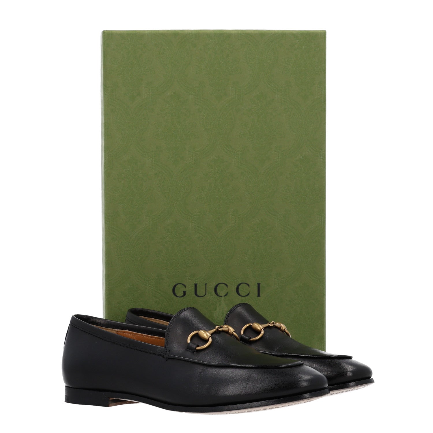Gucci Calfskin Womens Jordaan Loafers 36.5 Black 11 of 11