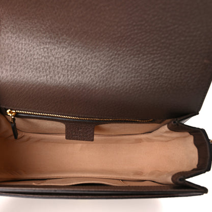 Gucci GG Supreme Monogram Web Small Ophidia Flap Messenger Bag Brown 5 of 9