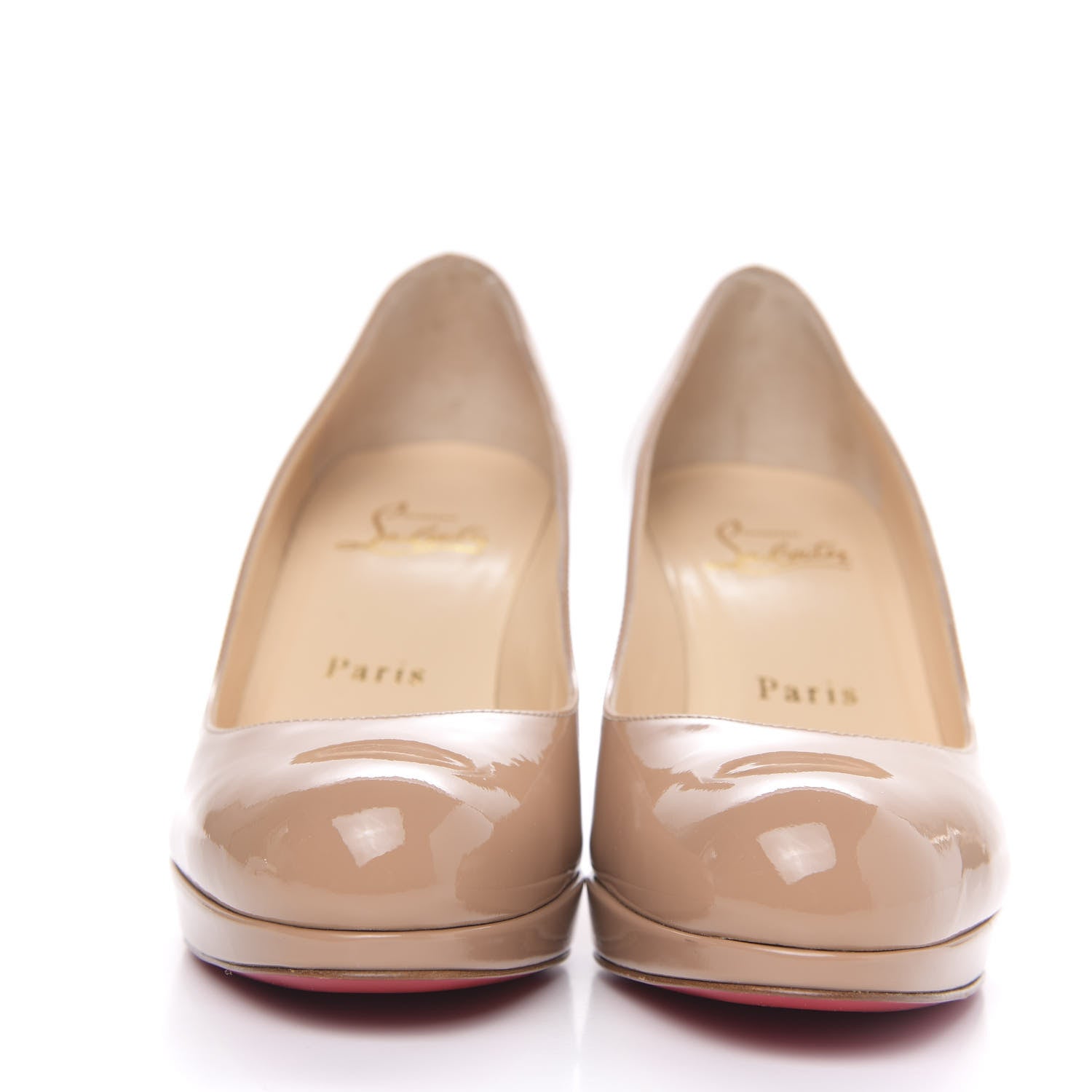 Christian Louboutin Patent New Simple 85 Pumps 36 Nude 2 of 10