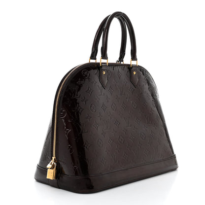 Louis Vuitton Vernis Alma GM Amarante 3 of 11