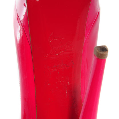 Christian Louboutin Patent Lady Peep 150 Pumps 40 Grenadine 6 of 7
