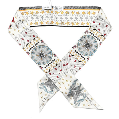 Christian Dior Silk L'Etoile Mitzah Scarf 1 of 3
