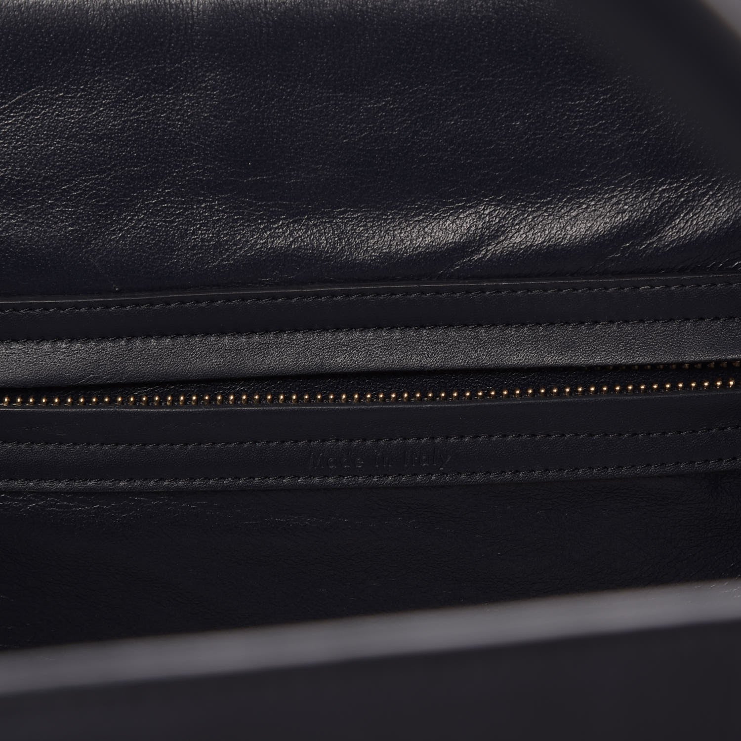 Celine Crocodile Embossed Calfskin Medium Phantom Luggage Navy Blue 6 of 7