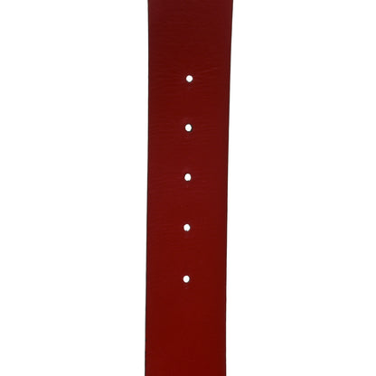 Valentino Garavani Glossy Calfskin VLogo Reversible 40mm Belt 75 30 Black Rouge Pur 4 of 5