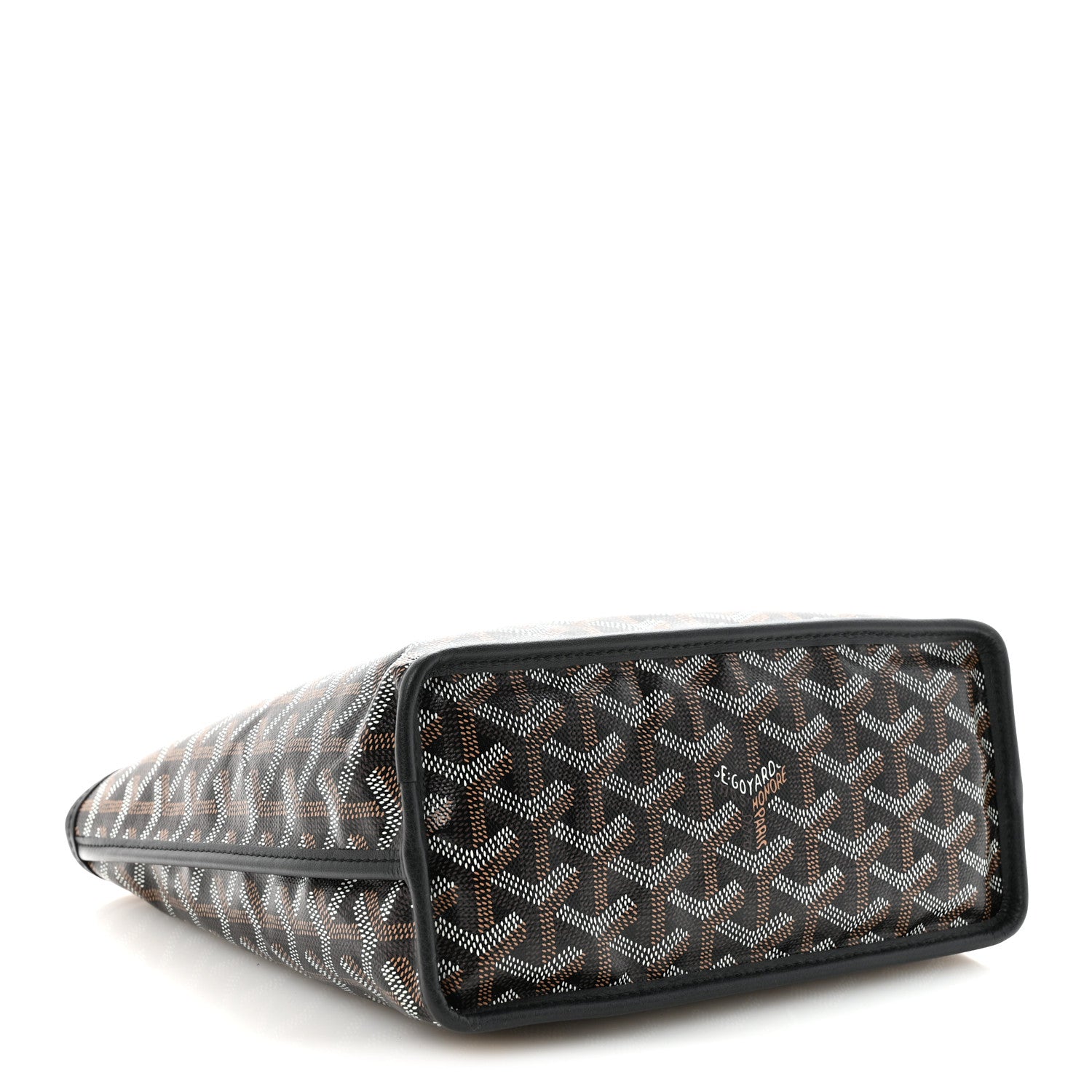 Goyard Goyardine Coeur Reversible Mini Anjou Black 5 of 10