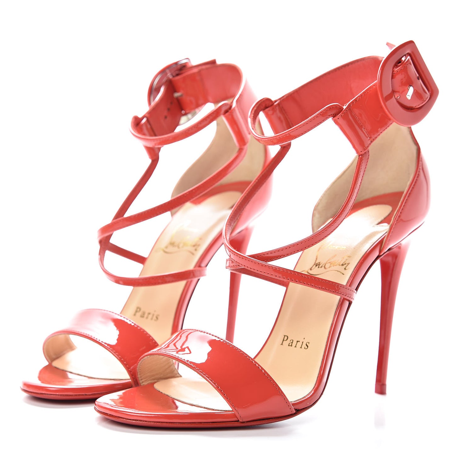 Patent Calfskin Choca 100 Sandals 36 Bisou