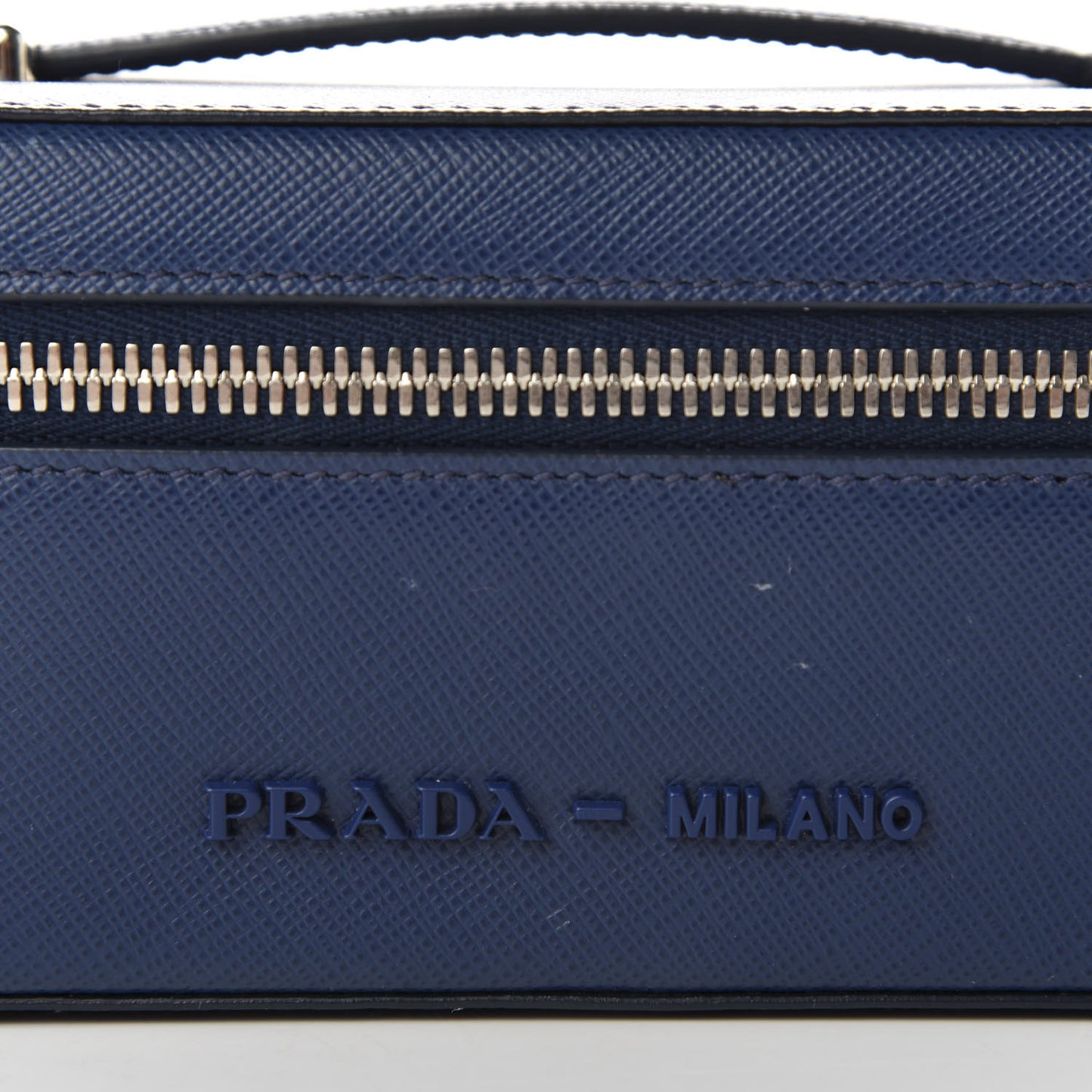 Saffiano Beauty Small Pouch Bluette Astrale